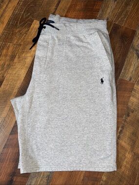 Polo Ralph Lauren Performance Fleece Sweat Shorts Gray 3XB Big & Tall